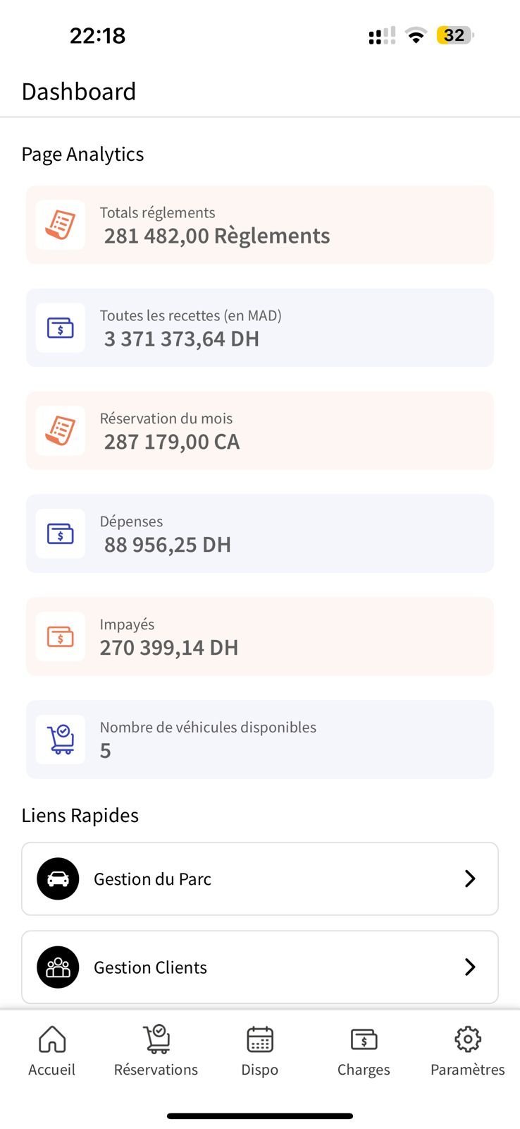 Application mobile RentlyPro sur smartphone — gestion de flotte